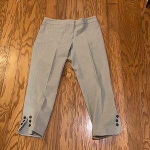 Evelyn & Arthur Women’s Tan Cropped Pants 4